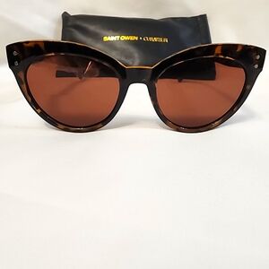 Saint Owen × Curateur Tortoise Shell Sunglasses NWT